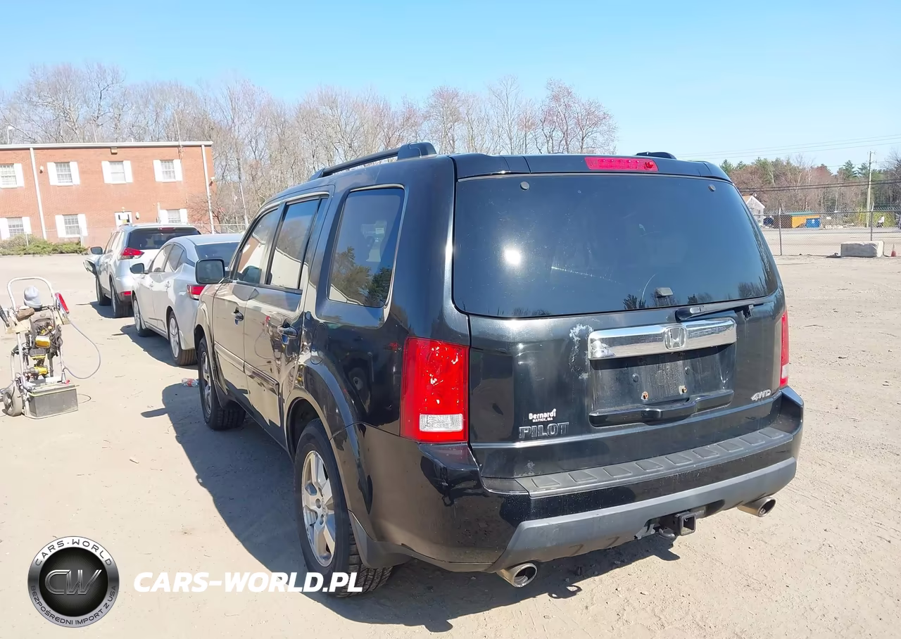 2011 Honda Pilot Ex-L VIN:5FNYF4H5XBB106422 - 3