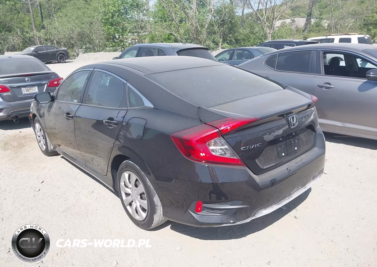 2020 Honda Civic Lx VIN:2HGFC2F68LH544014 - 3