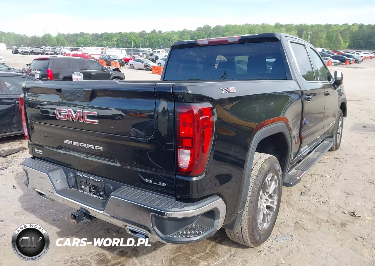 2021 GMC Sierra 1500 4Wd Short Box Sle VIN:1GTU9BET1MZ397855 - 4