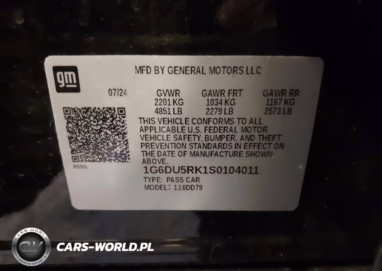 2025 Cadillac Ct5 Sport Rwd VIN:1G6DU5RK1S0104011 - 9