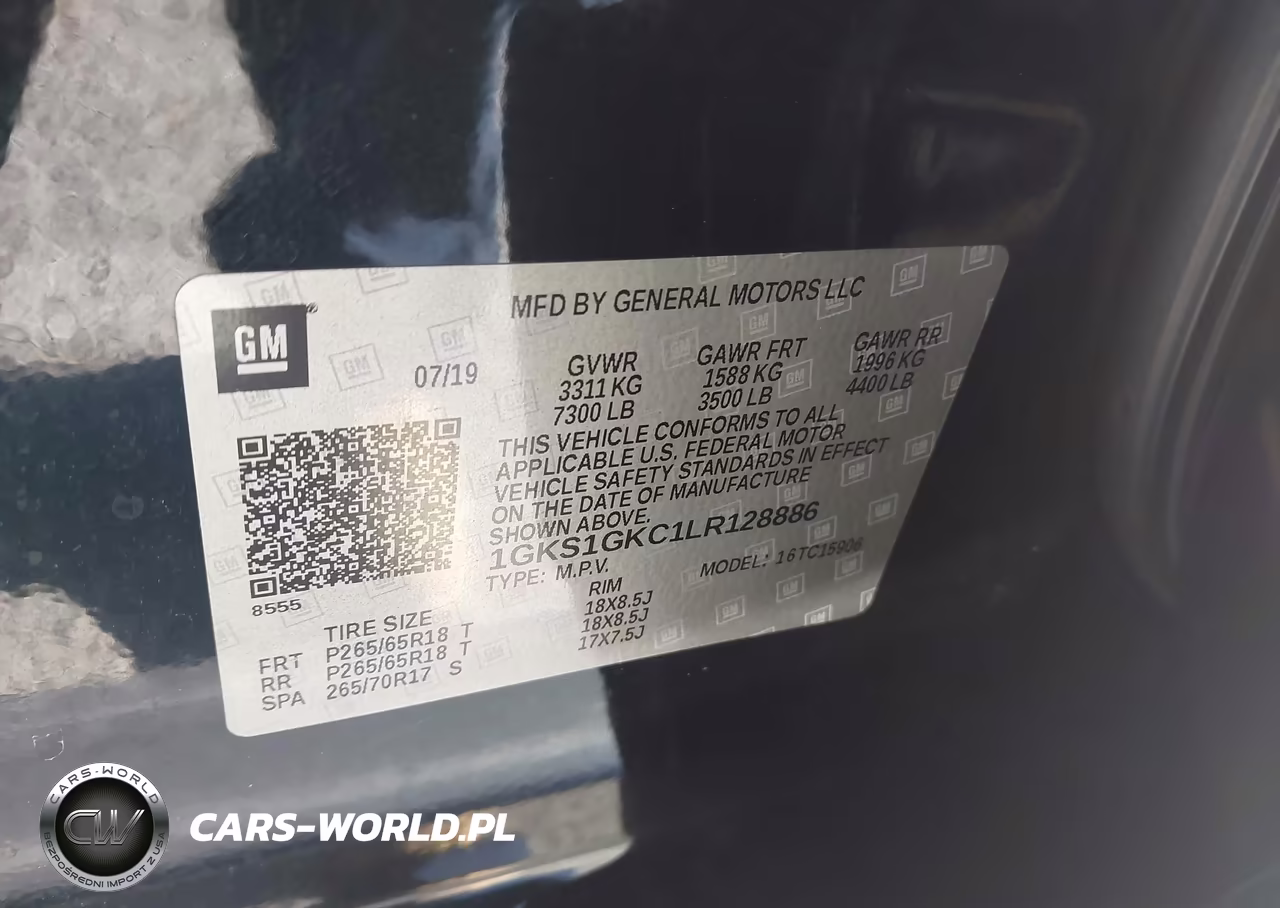 2020 GMC Yukon Xl 2Wd Slt VIN:1GKS1GKC1LR128886 - 9