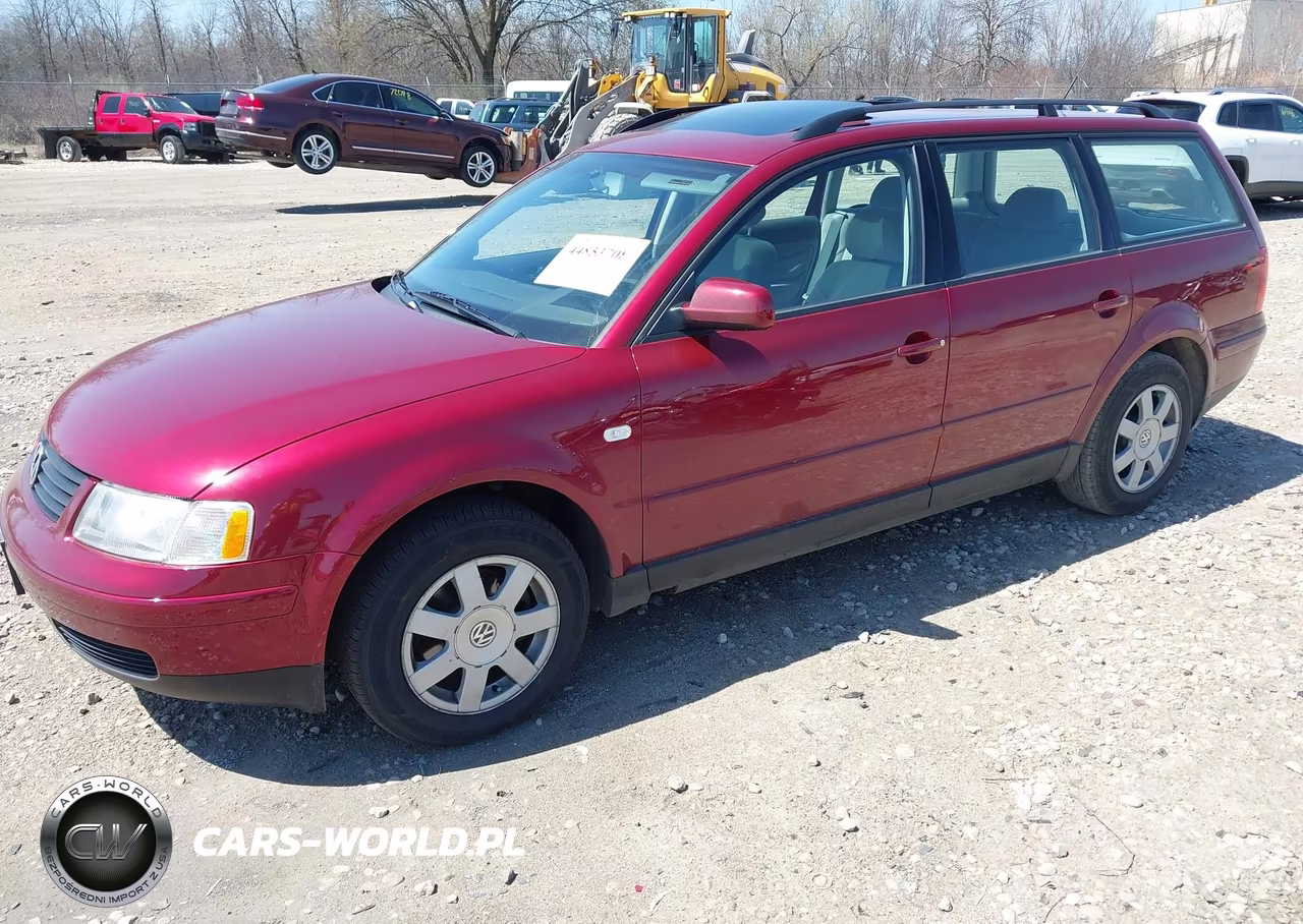 2001 Volkswagen Passat Gls VIN:WVWHC63B31E031046 - 2