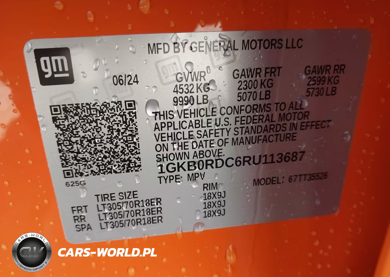 2024 GMC Hummer Ev Suv 3X VIN:1GKB0RDC6RU113687 - 9