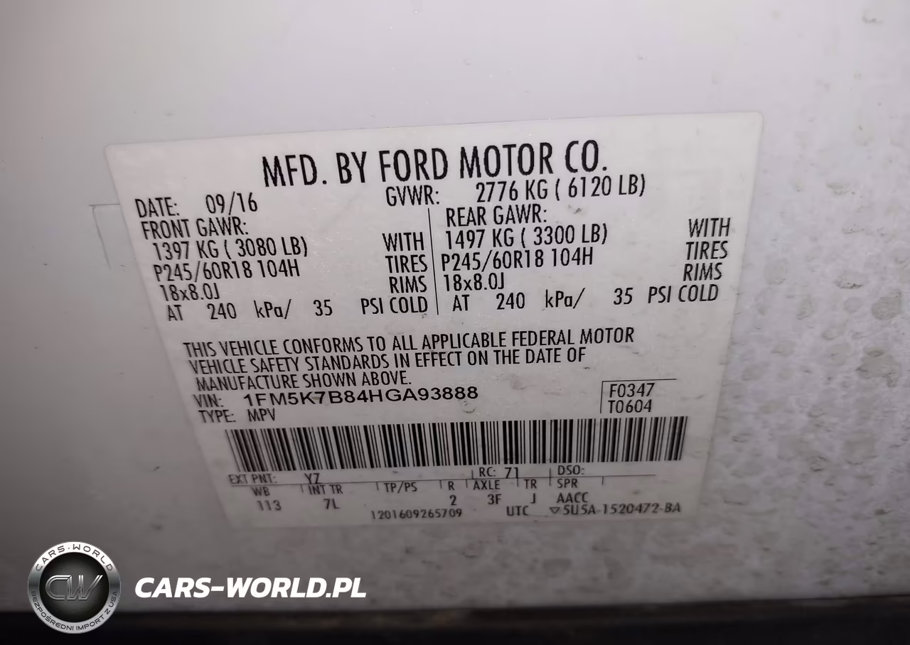 2017 Ford Explorer VIN:1FM5K7B84HGA93888 - 9