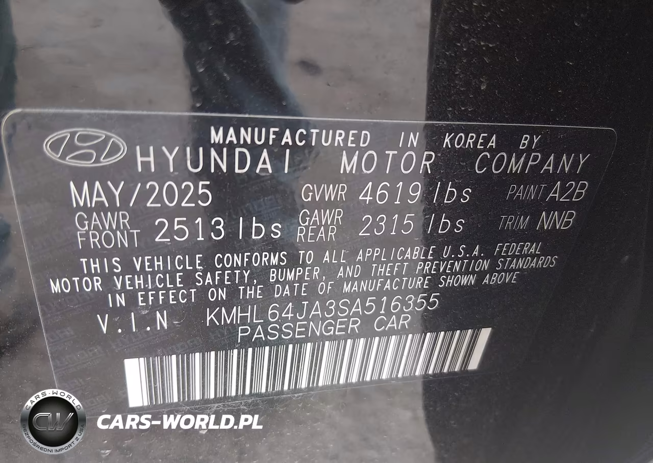 2025 Hyundai Sonata Sel VIN:KMHL64JA3SA516355 - 9