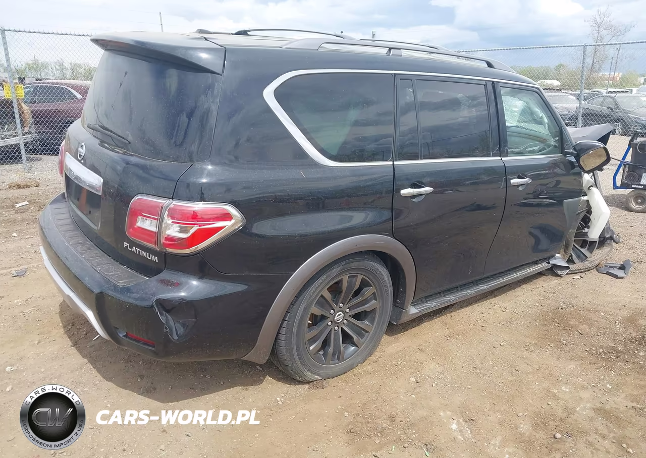 2017 Nissan Armada Platinum VIN:JN8AY2NC2H9503438 - 4