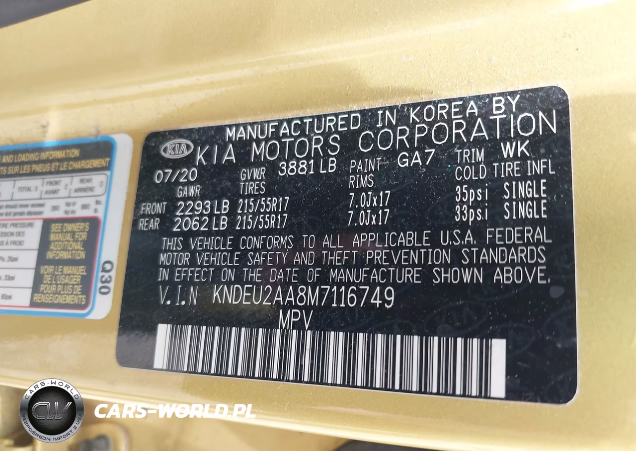 2021 Kia Seltos S VIN:KNDEU2AA8M7116749 - 9
