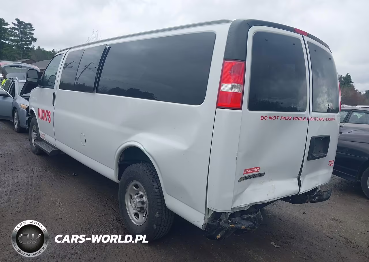 2022 Chevrolet Express Passenger Rwd 3500 Extended Wheelbase Ls VIN:1GAZGNFP9N1287305 - 3