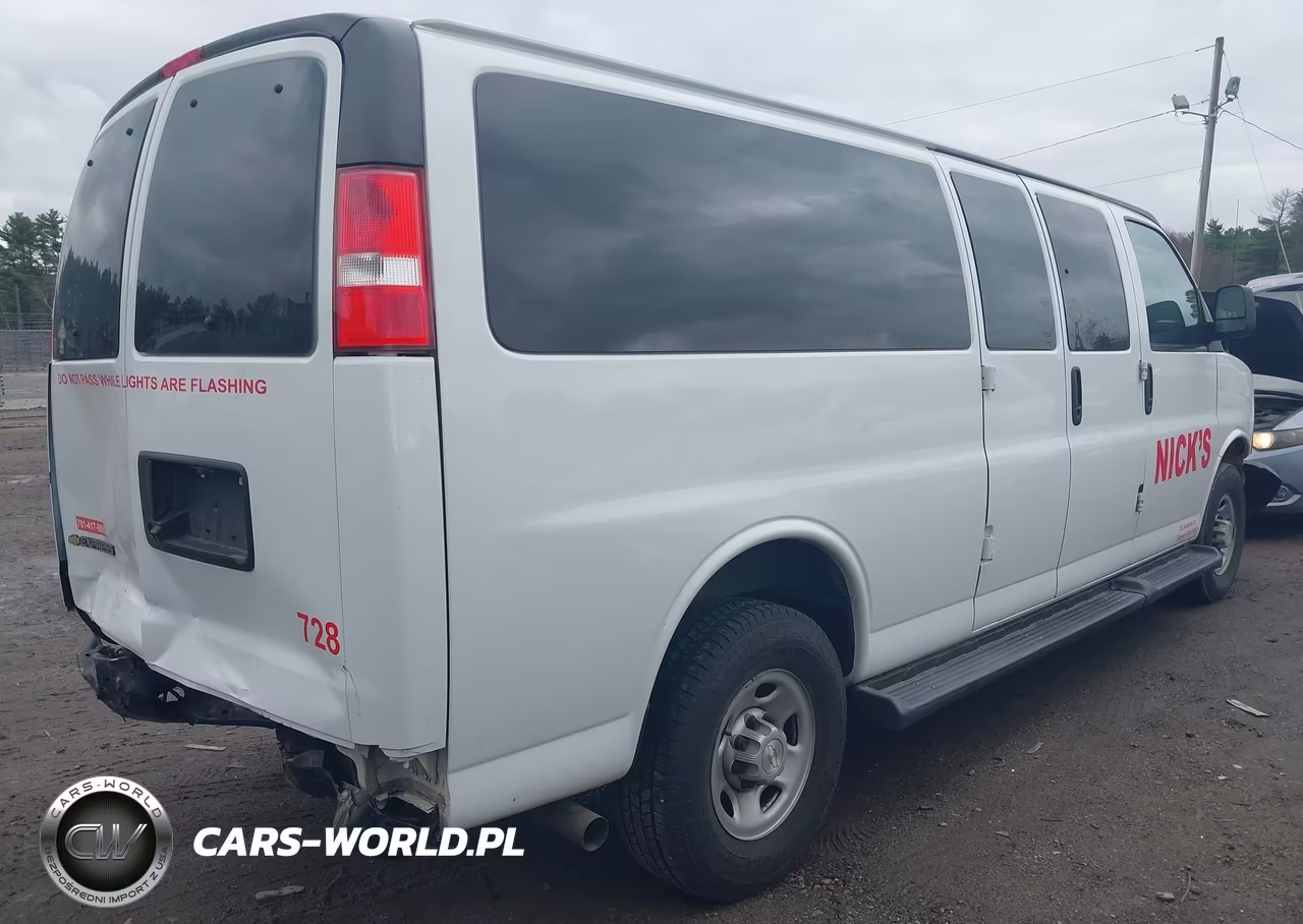 2022 Chevrolet Express Passenger Rwd 3500 Extended Wheelbase Ls VIN:1GAZGNFP9N1287305 - 4
