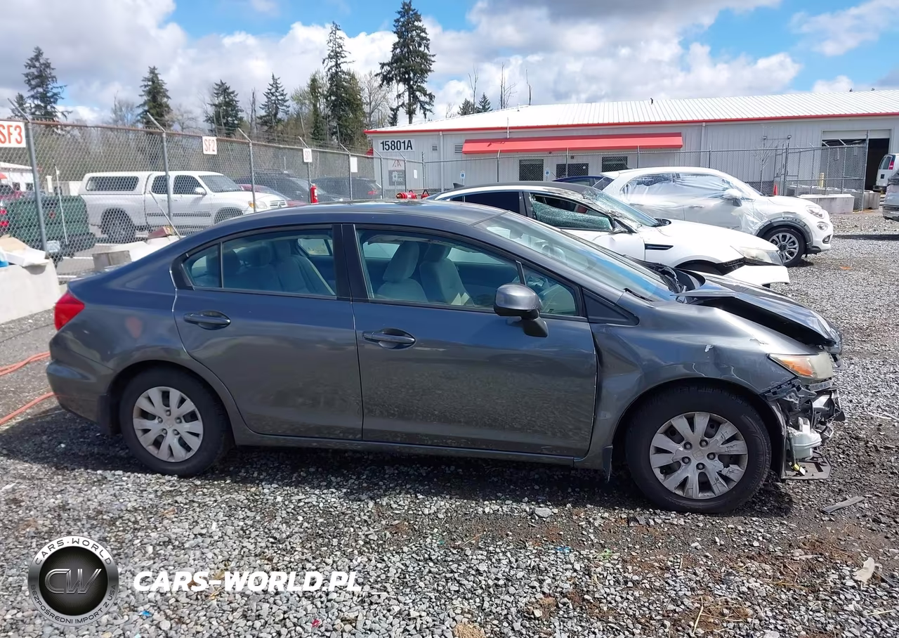 2012 Honda Civic Lx VIN:19XFB2F58CE373236 - 14