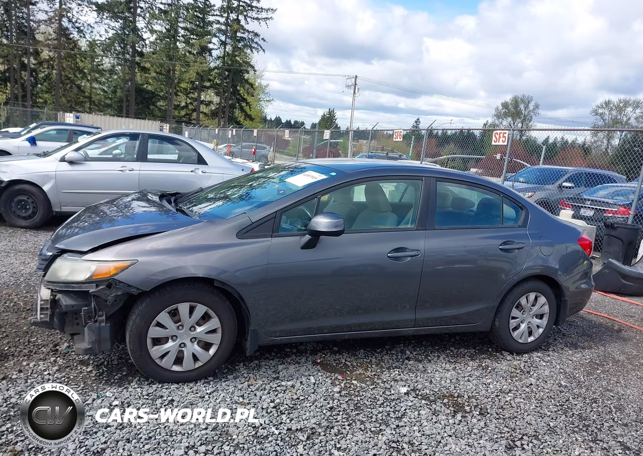 2012 Honda Civic Lx VIN:19XFB2F58CE373236 - 15