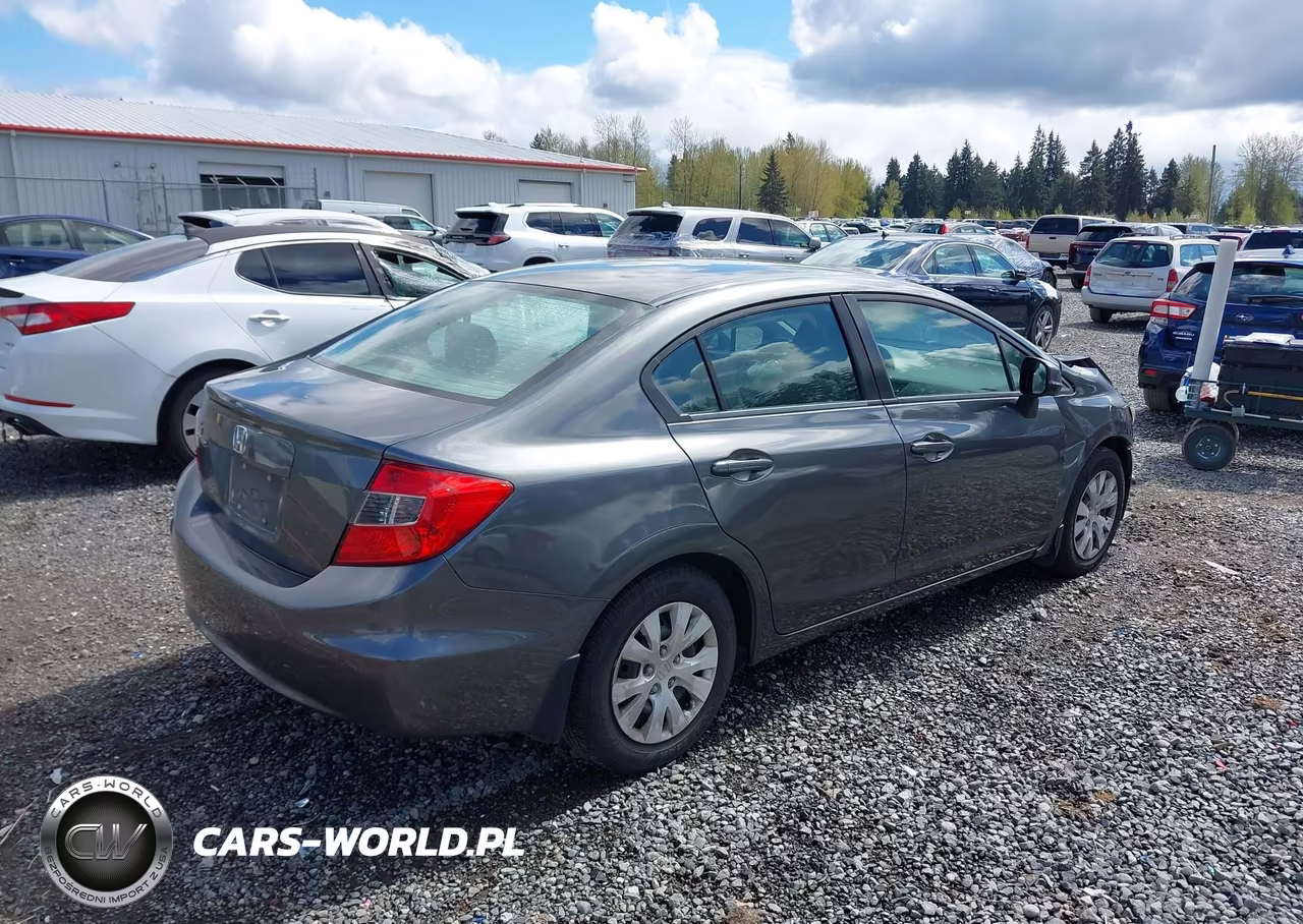 2012 Honda Civic Lx VIN:19XFB2F58CE373236 - 4