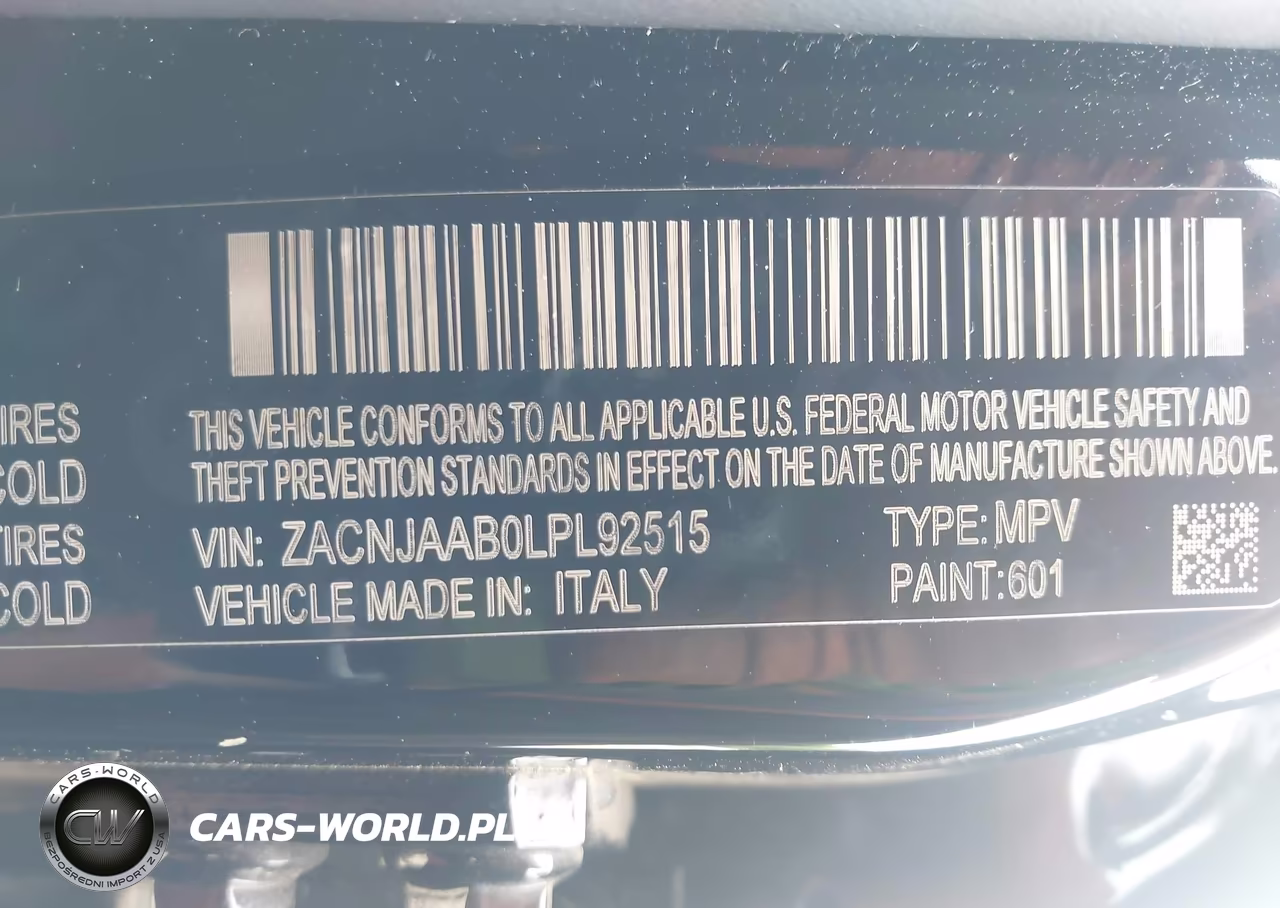 2020 Jeep Renegade Jeepster Fwd VIN:ZACNJAAB0LPL92515 - 9
