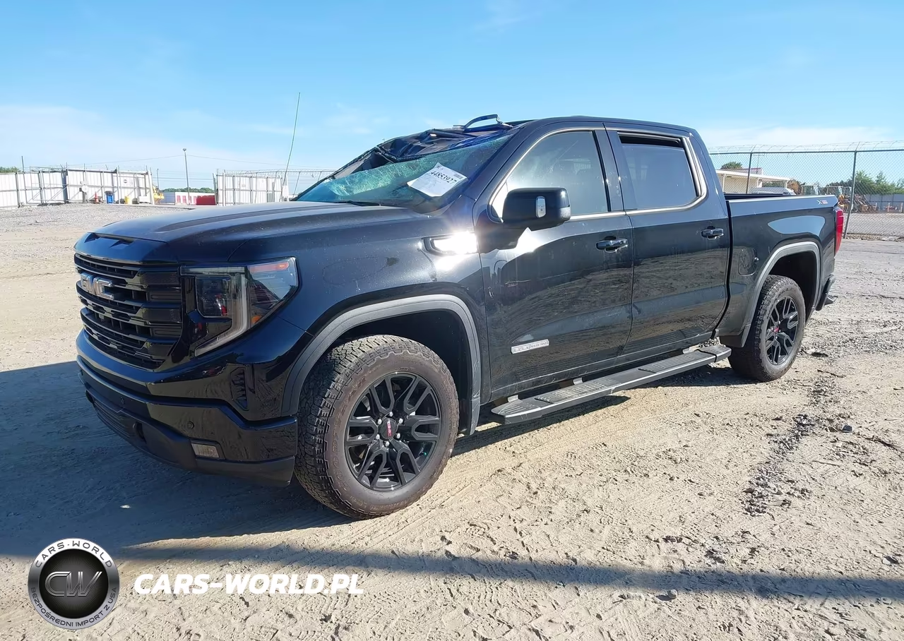 2025 GMC Sierra 1500 4Wd Short Box Elevation With 3Sb VIN:1GTUUCED8SZ102731 - 2