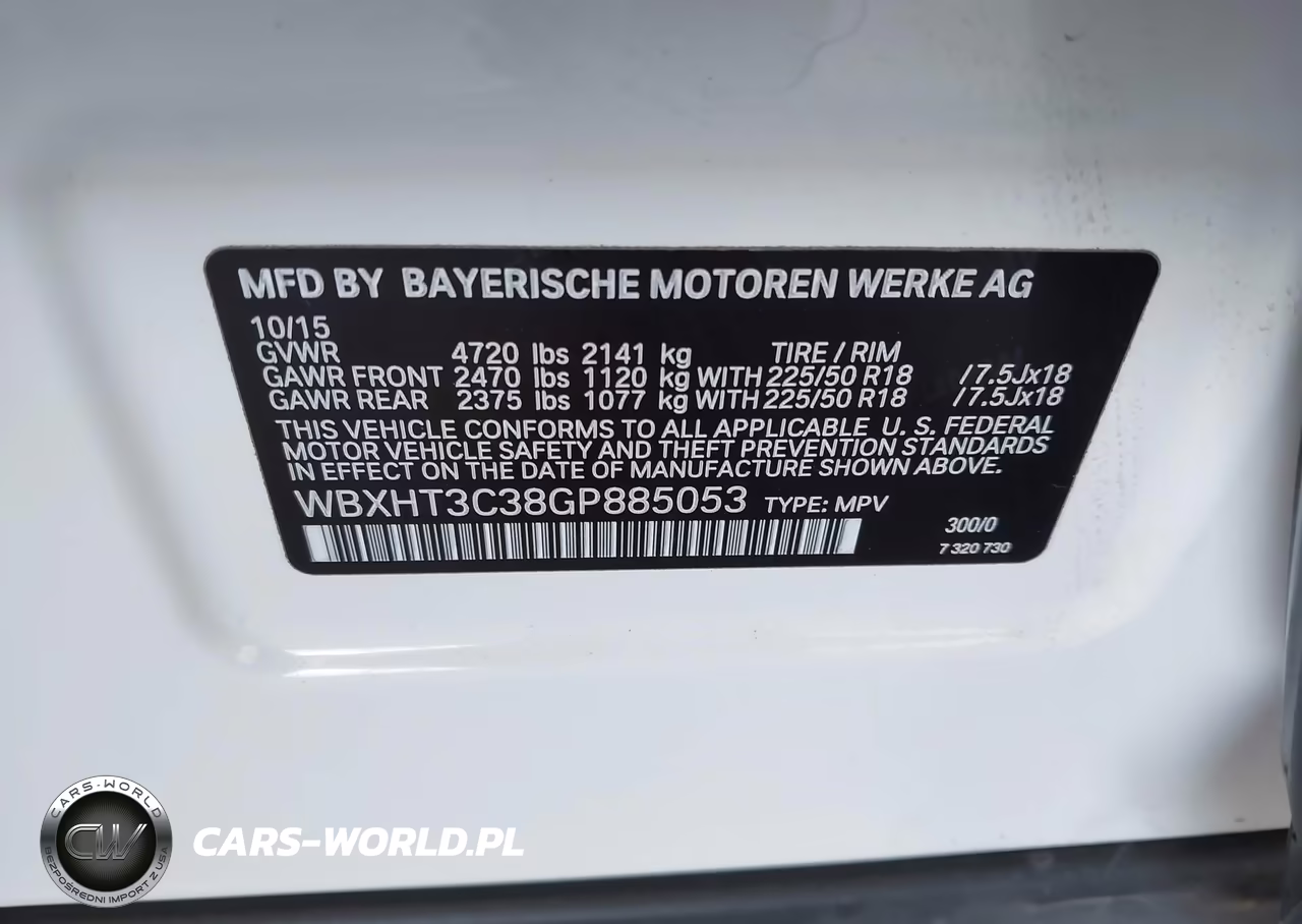 2016 BMW X1 xDrive28I VIN:WBXHT3C38GP885053 - 9