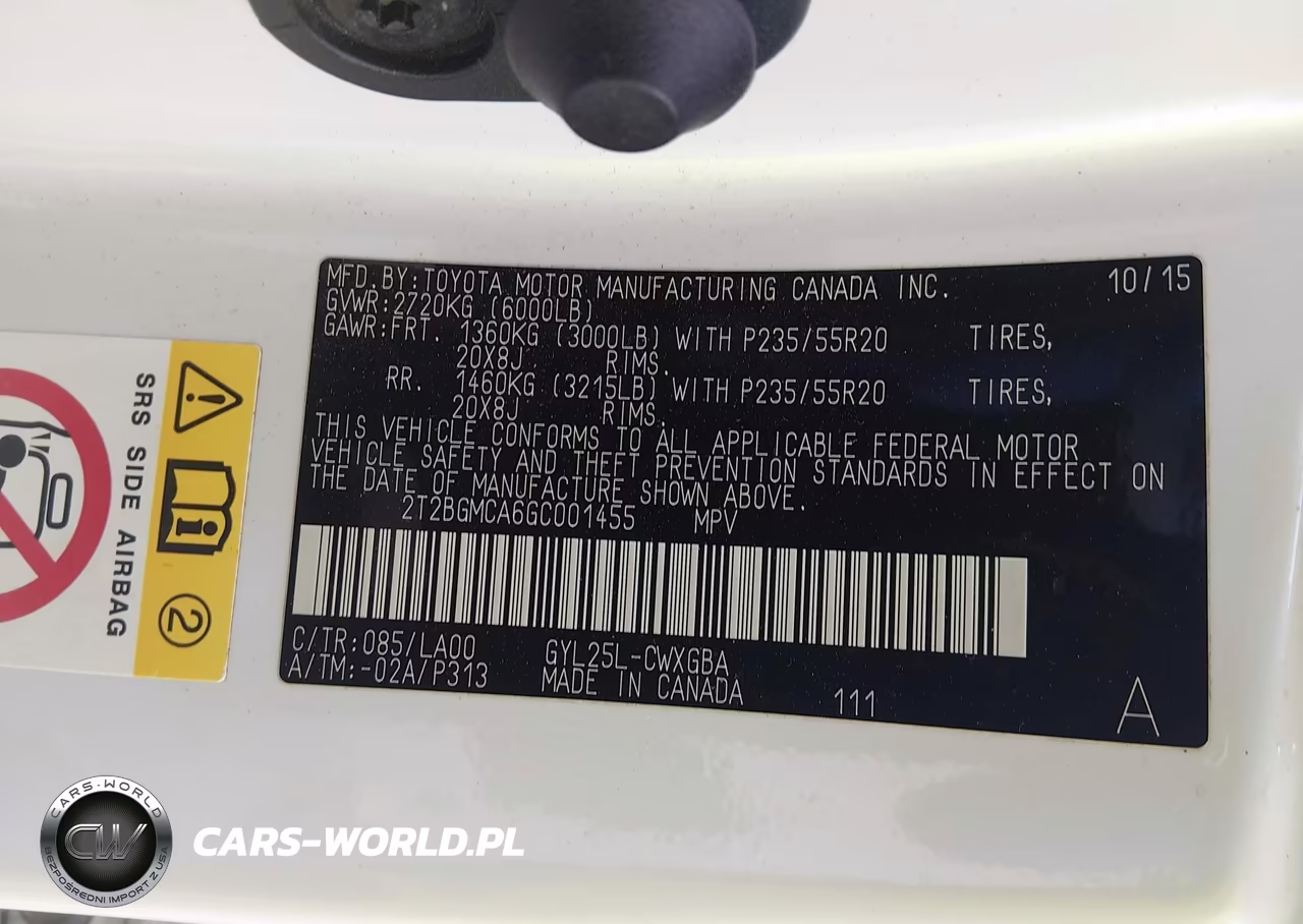 2016 Lexus Rx 450H VIN:2T2BGMCA6GC001455 - 9