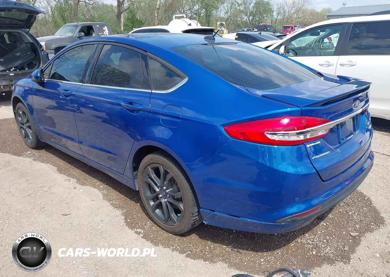 2018 Ford Fusion Se VIN:3FA6P0HD1JR224155 - 3