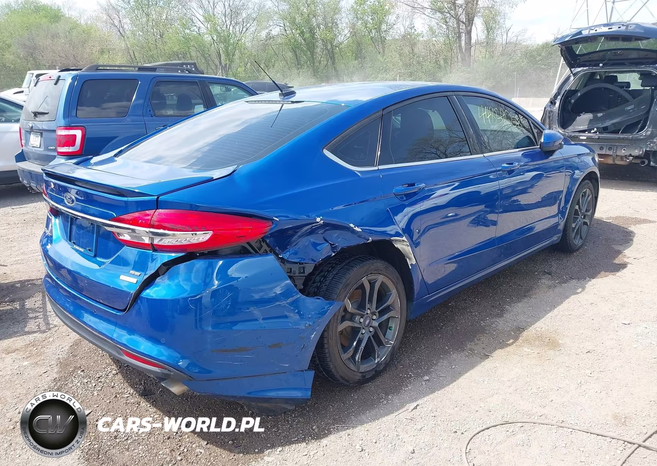 2018 Ford Fusion Se VIN:3FA6P0HD1JR224155 - 4