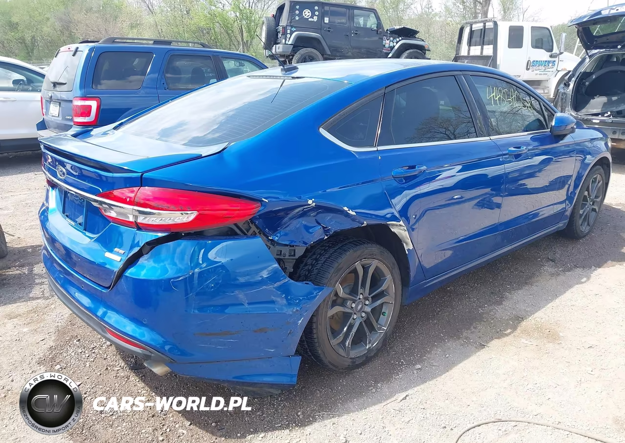 2018 Ford Fusion Se VIN:3FA6P0HD1JR224155 - 6