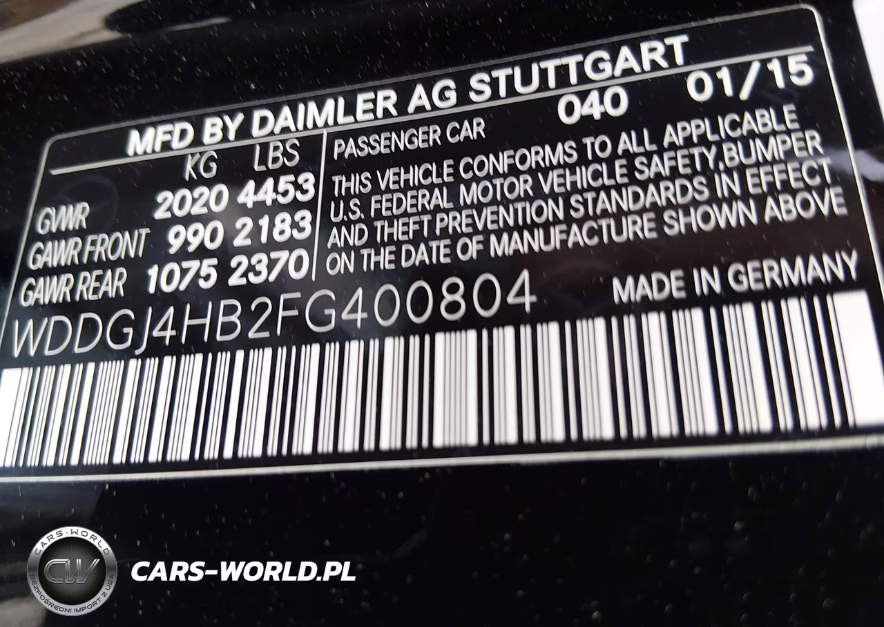 2015 Mercedes-Benz C 250 VIN:WDDGJ4HB2FG400804 - 9