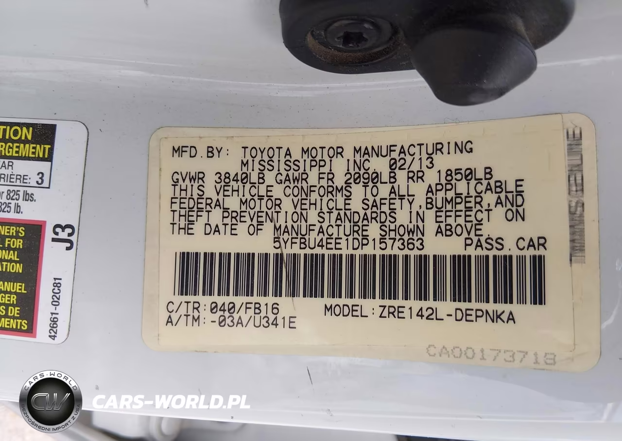 2013 Toyota Corolla Le VIN:5YFBU4EE1DP157363 - 9