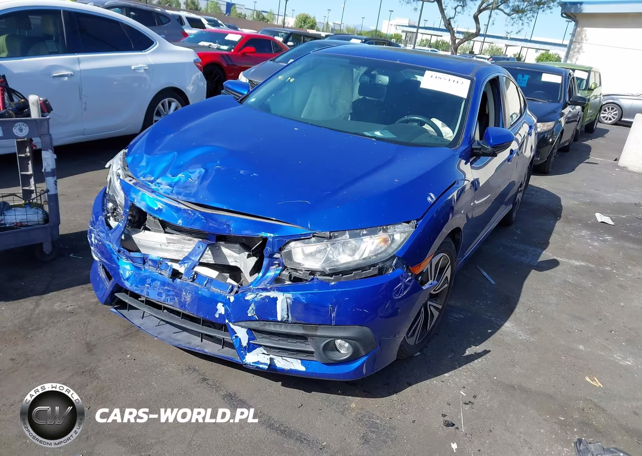2017 Honda Civic Ex-L VIN:2HGFC1F75HH649345 - 2