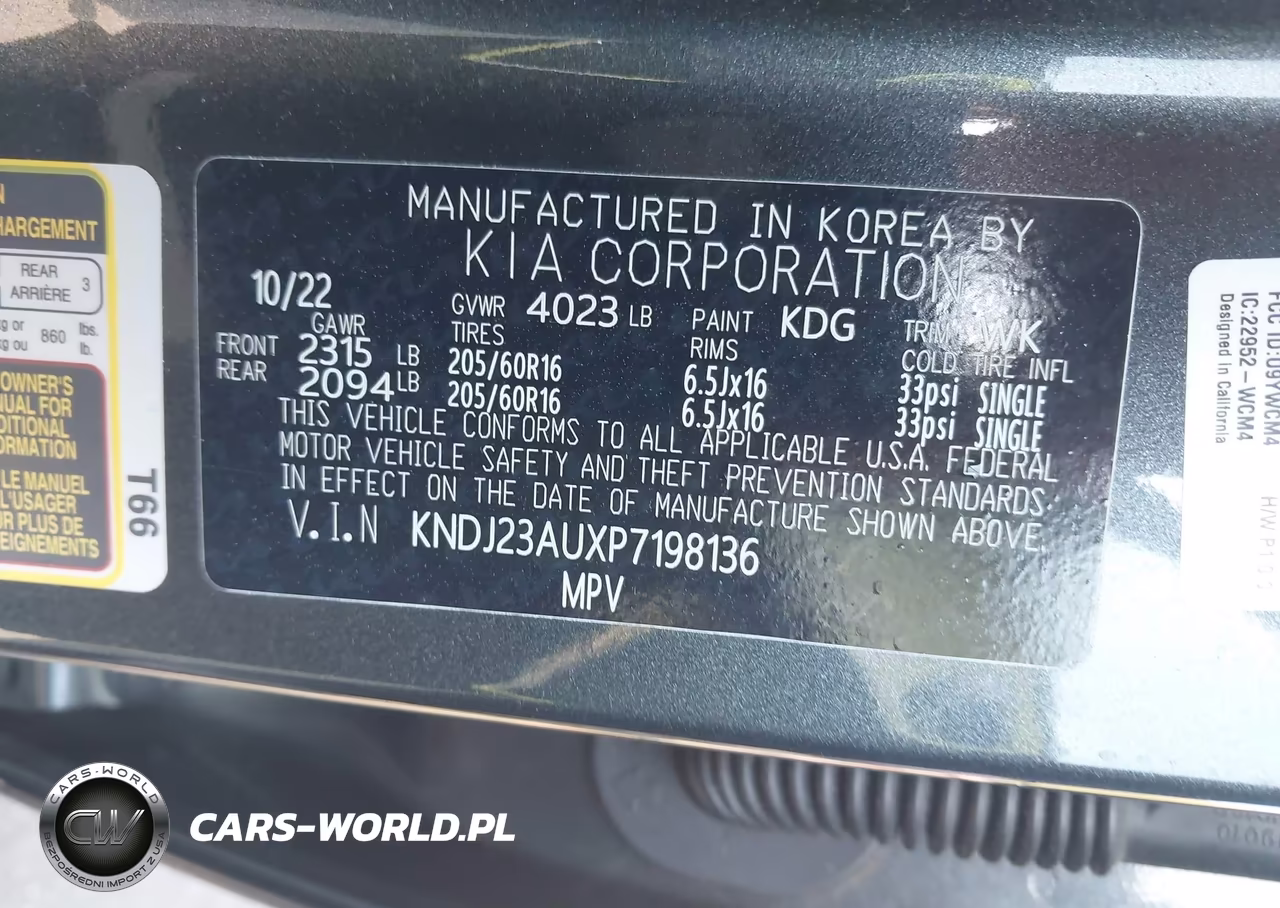 2023 Kia Soul Lx VIN:KNDJ23AUXP7198136 - 9