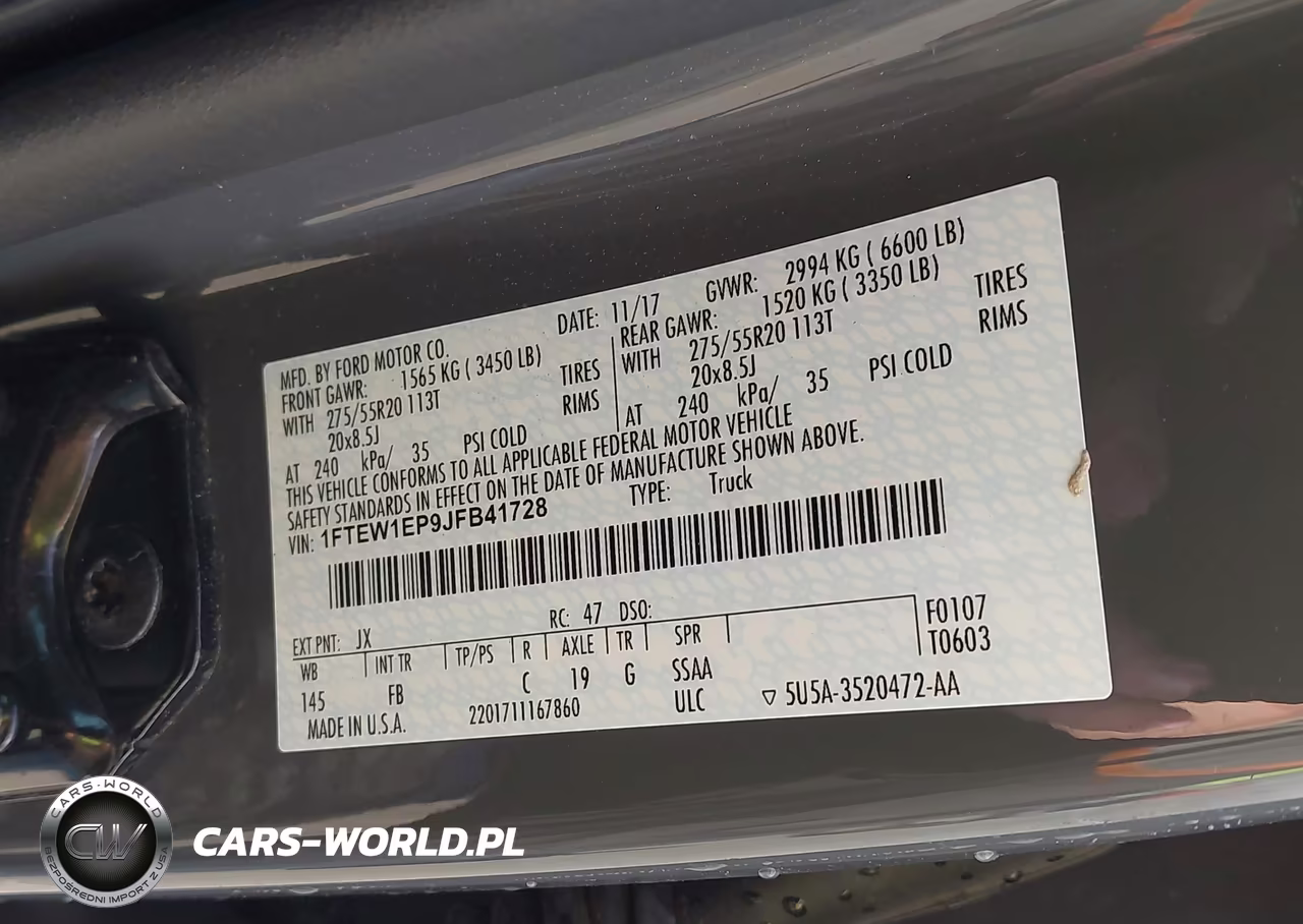 2018 Ford F-150 Xlt VIN:1FTEW1EP9JFB41728 - 9