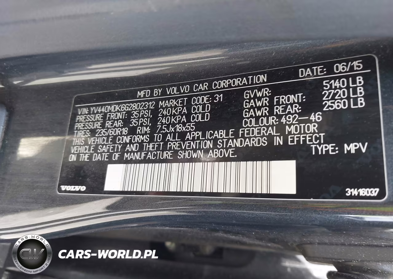 2016 Volvo Xc60 T5 Drive-E Premier VIN:YV440MDK6G2802312 - 9