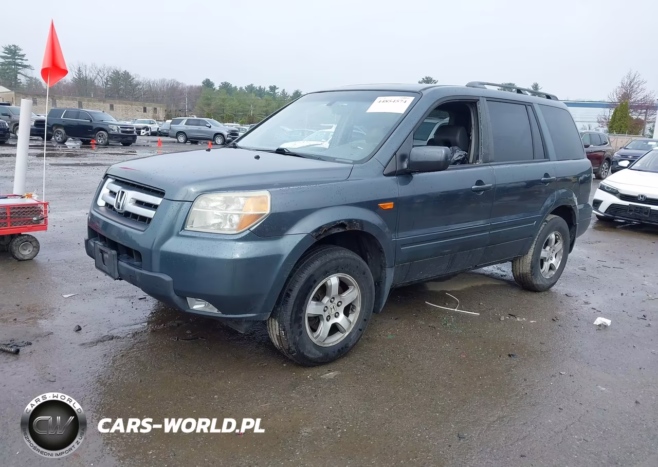 2006 Honda Pilot Ex-L VIN:2HKYF186X6H518192 - 2