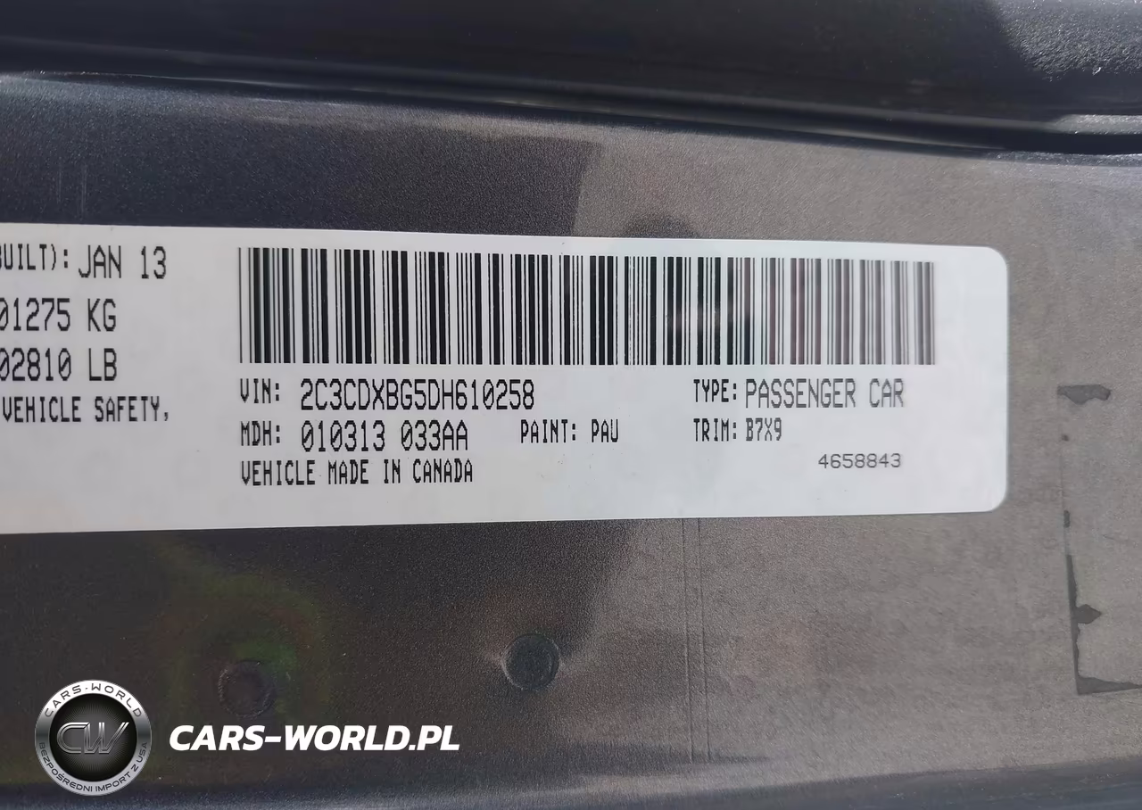 2013 Dodge Charger Se VIN:2C3CDXBG5DH610258 - 9