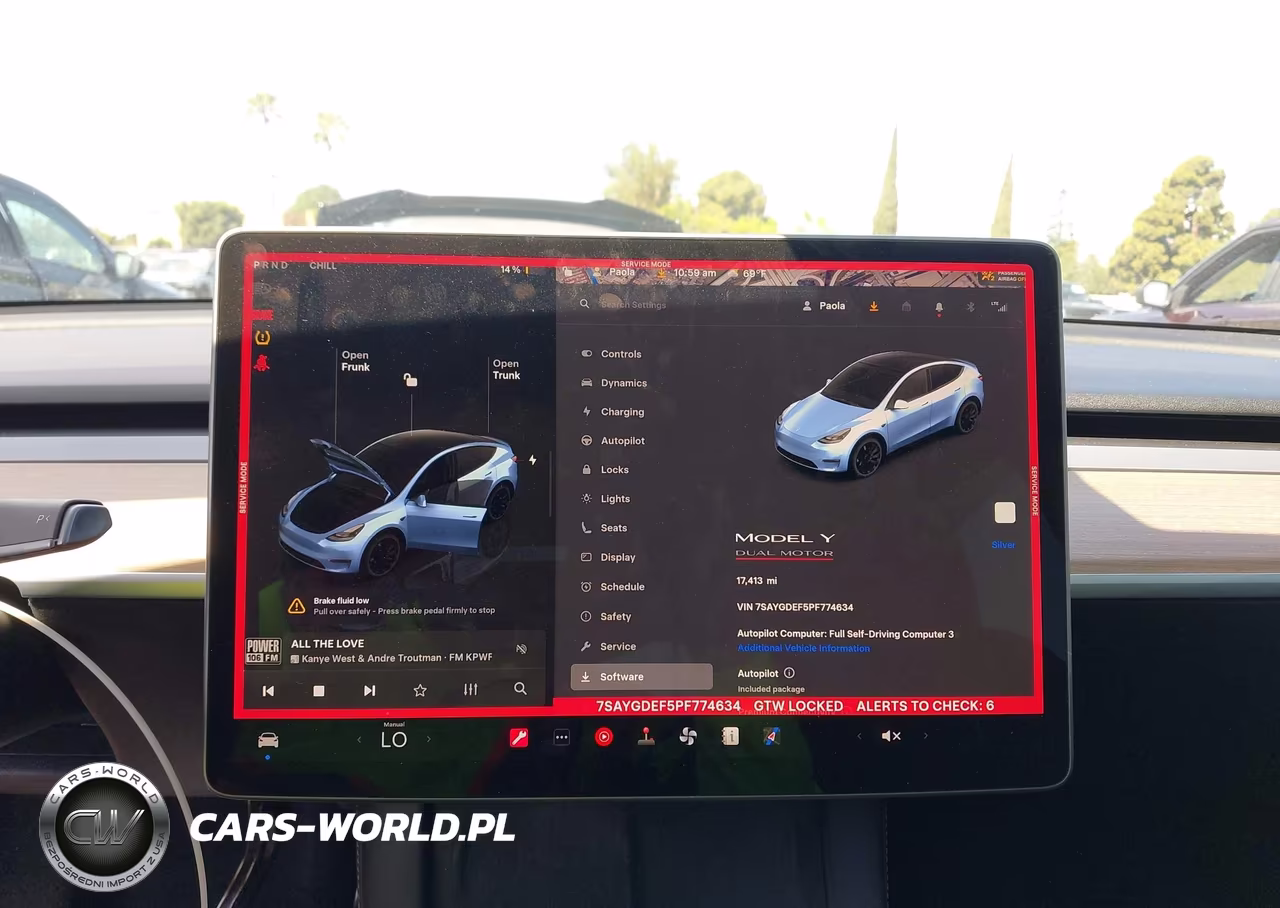 2023 Tesla Model Y Performance Dual Motor All-Wheel Drive VIN:7SAYGDEF5PF774634 - 18