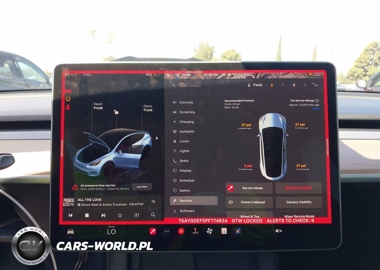 2023 Tesla Model Y Performance Dual Motor All-Wheel Drive VIN:7SAYGDEF5PF774634 - 7