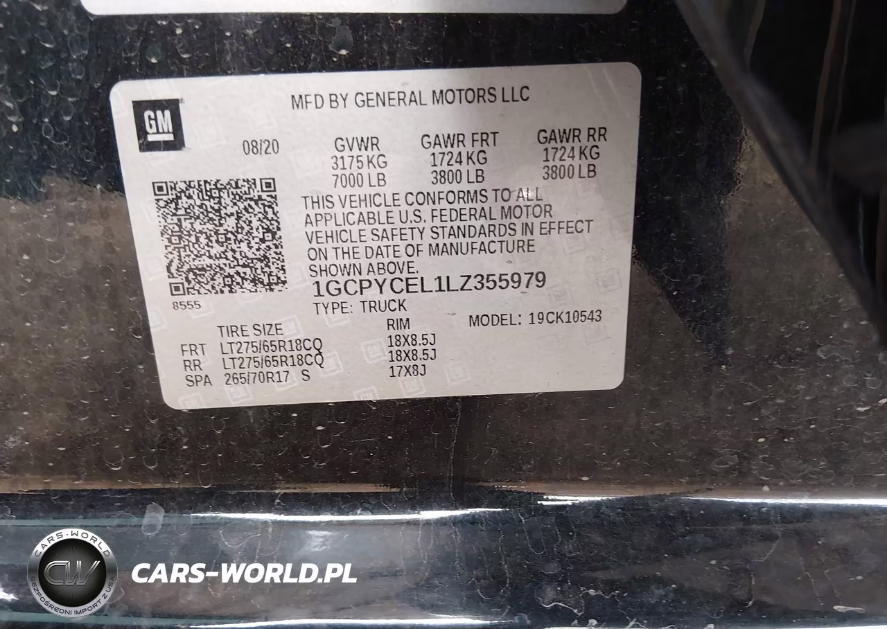 2020 Chevrolet Silverado 1500 4Wd Short Bed Custom Trail Boss VIN:1GCPYCEL1LZ355979 - 9