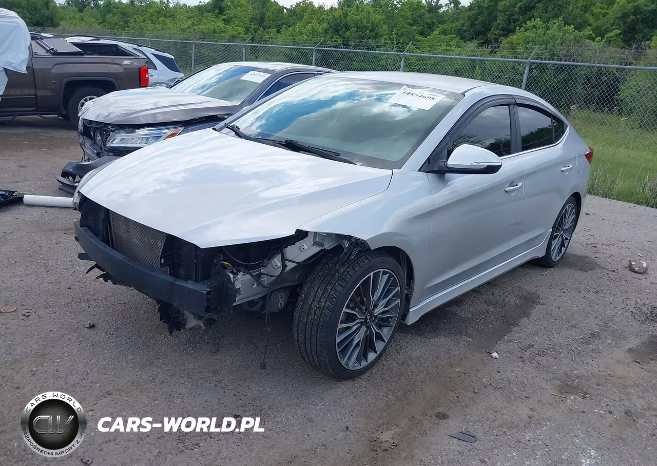 2017 Hyundai Elantra Sport VIN:KMHD04LBXHU363962 - 2