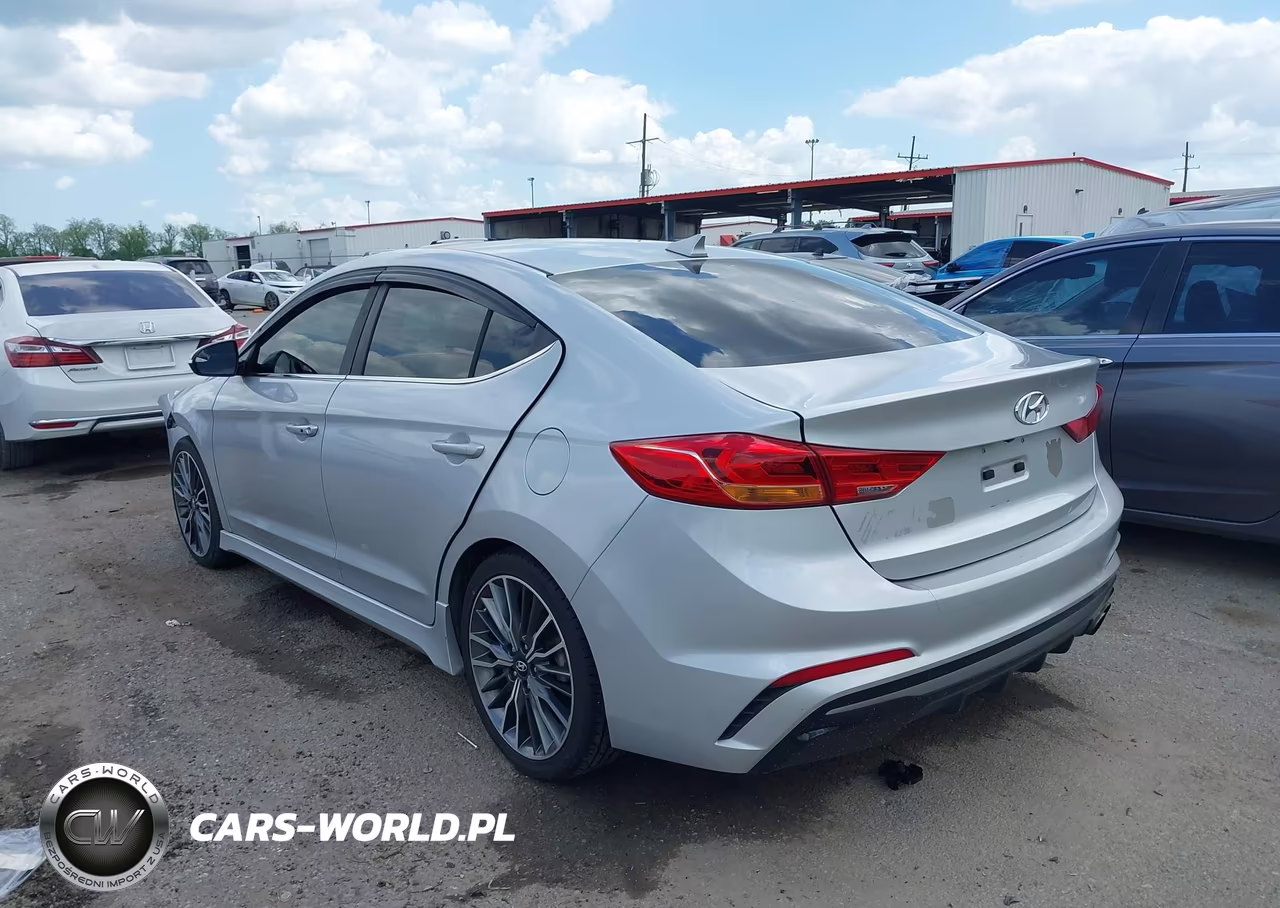 2017 Hyundai Elantra Sport VIN:KMHD04LBXHU363962 - 3