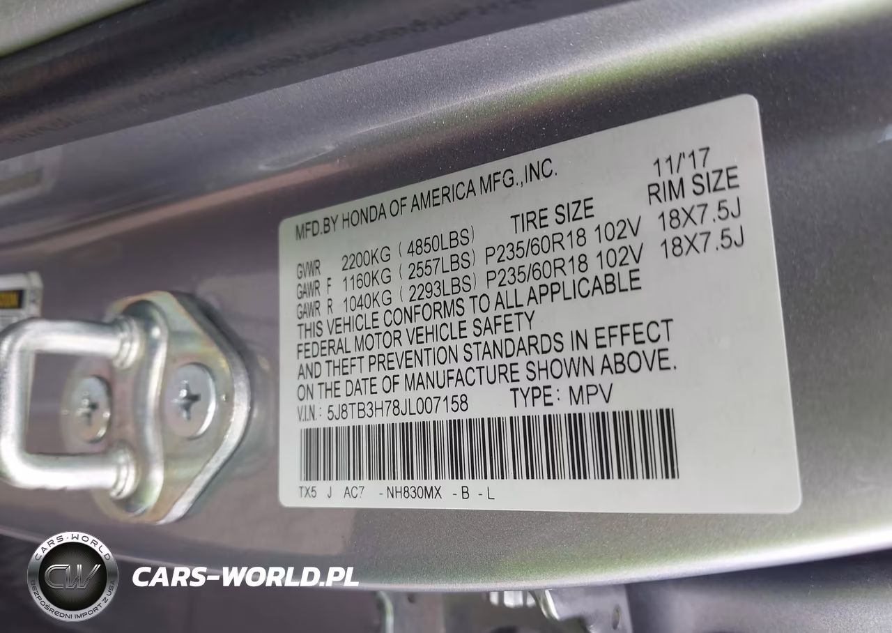 2018 Acura Rdx Advance Package VIN:5J8TB3H78JL007158 - 9