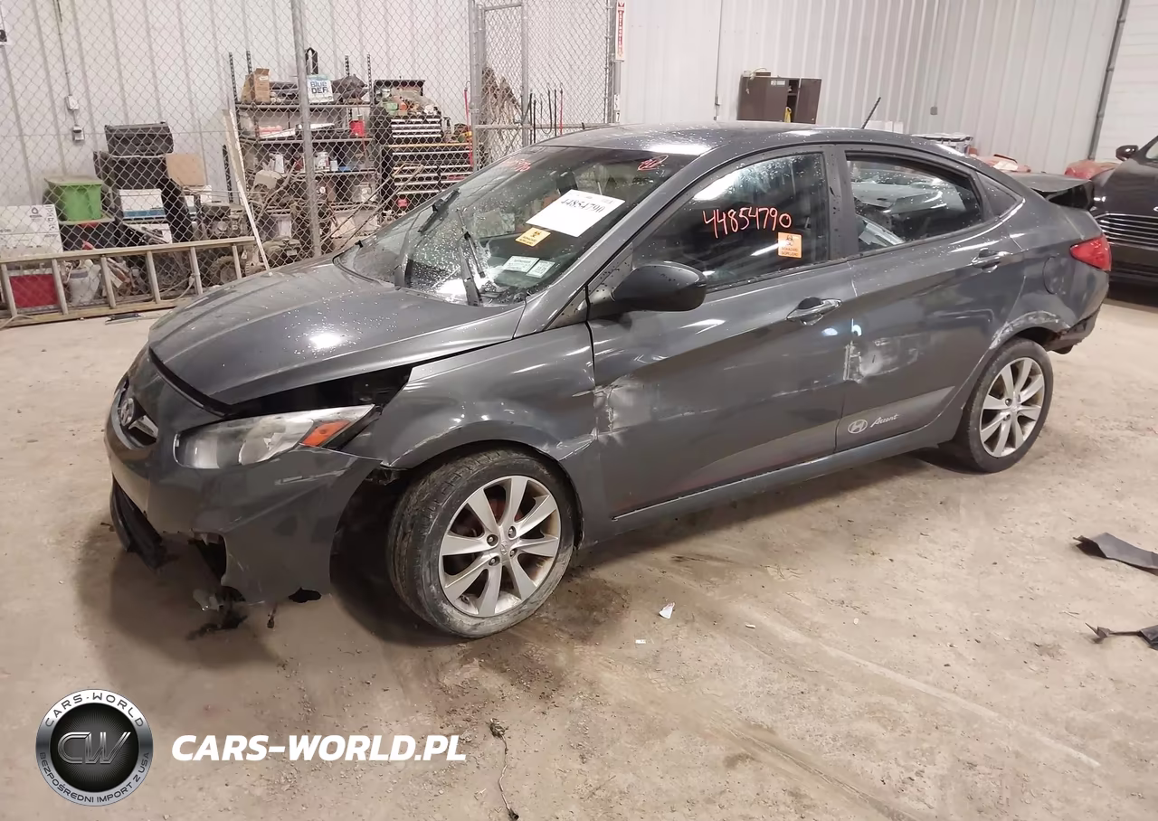 2012 Hyundai Accent Gls VIN:KMHCU4AE5CU141660 - 2