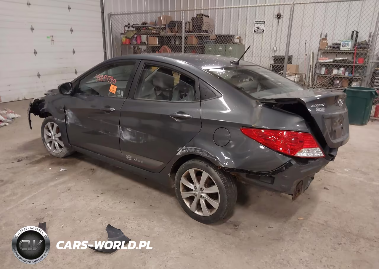 2012 Hyundai Accent Gls VIN:KMHCU4AE5CU141660 - 3