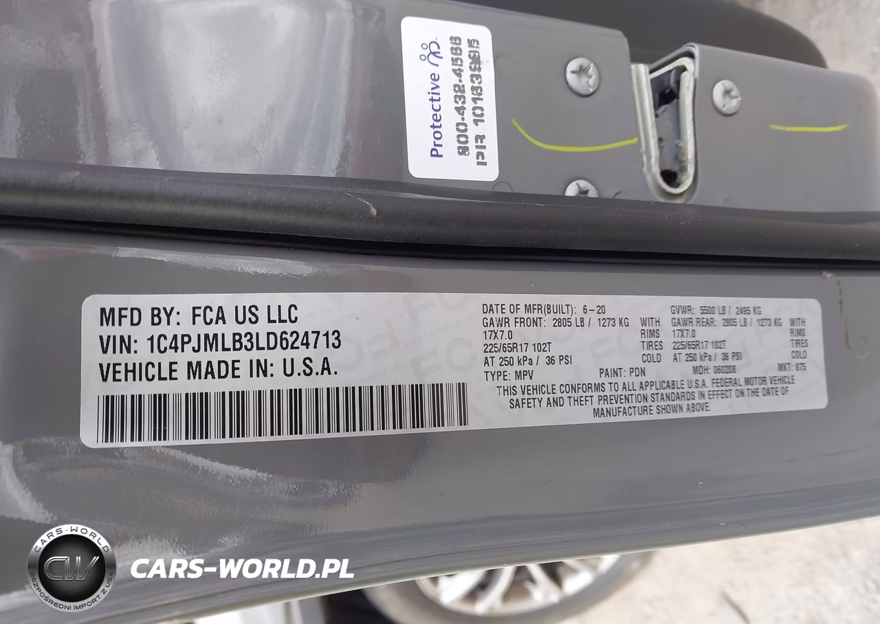 2020 Jeep Cherokee Latitude Plus 4X4 VIN:1C4PJMLB3LD624713 - 9