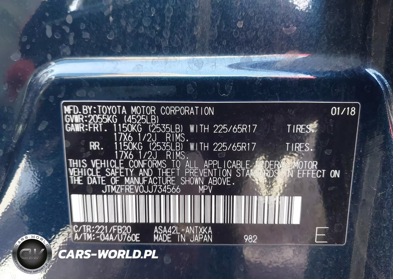 2018 Toyota Rav4 Le VIN:JTMZFREV0JJ734566 - 9