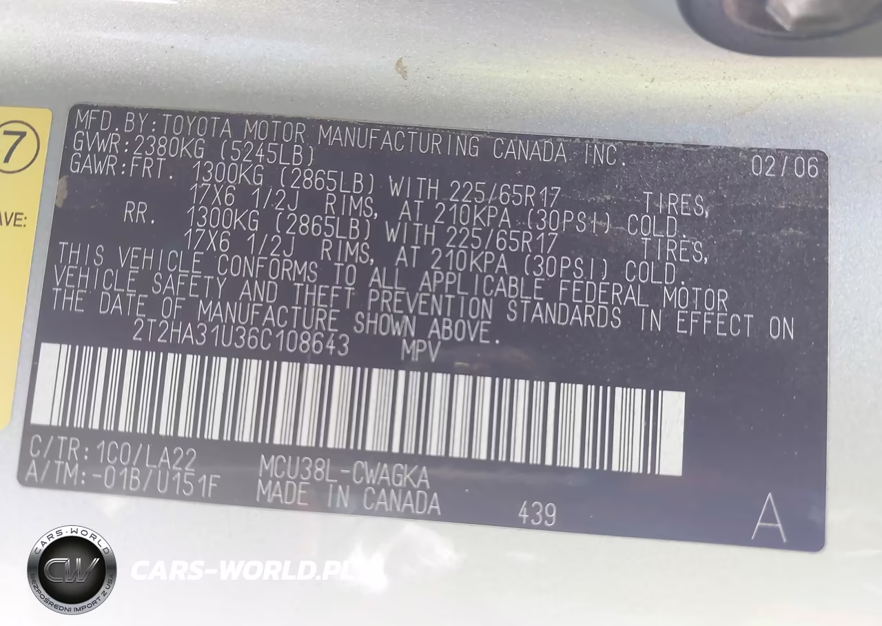 2006 Lexus Rx 330 VIN:2T2HA31U36C108643 - 9