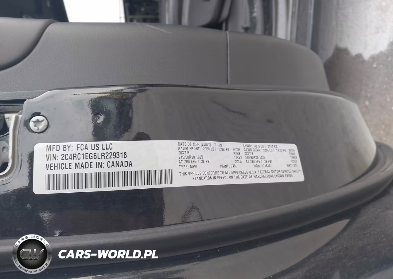 2020 Chrysler Pacifica Touring L Plus VIN:2C4RC1EG6LR229318 - 9