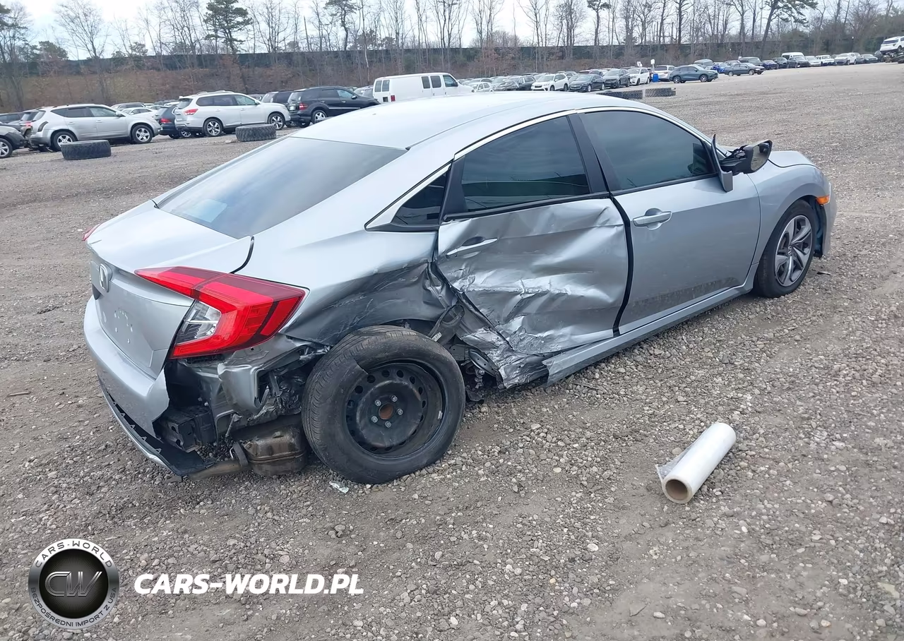 2020 Honda Civic Lx VIN:19XFC2F64LE213795 - 4