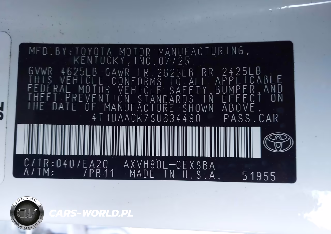 2025 Toyota Camry Se VIN:4T1DAACK7SU634480 - 9