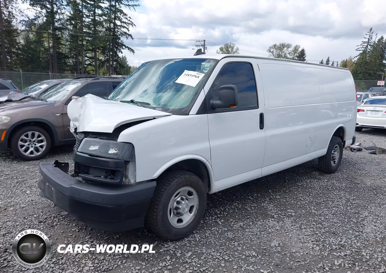 2020 Chevrolet Express Cargo Rwd 2500 Extended Wheelbase Wt VIN:1GCWGBFP5L1143319 - 2