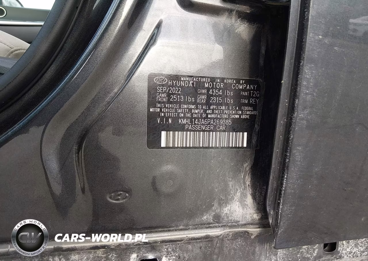2023 Hyundai Sonata Sel VIN:KMHL14JA6PA269385 - 9