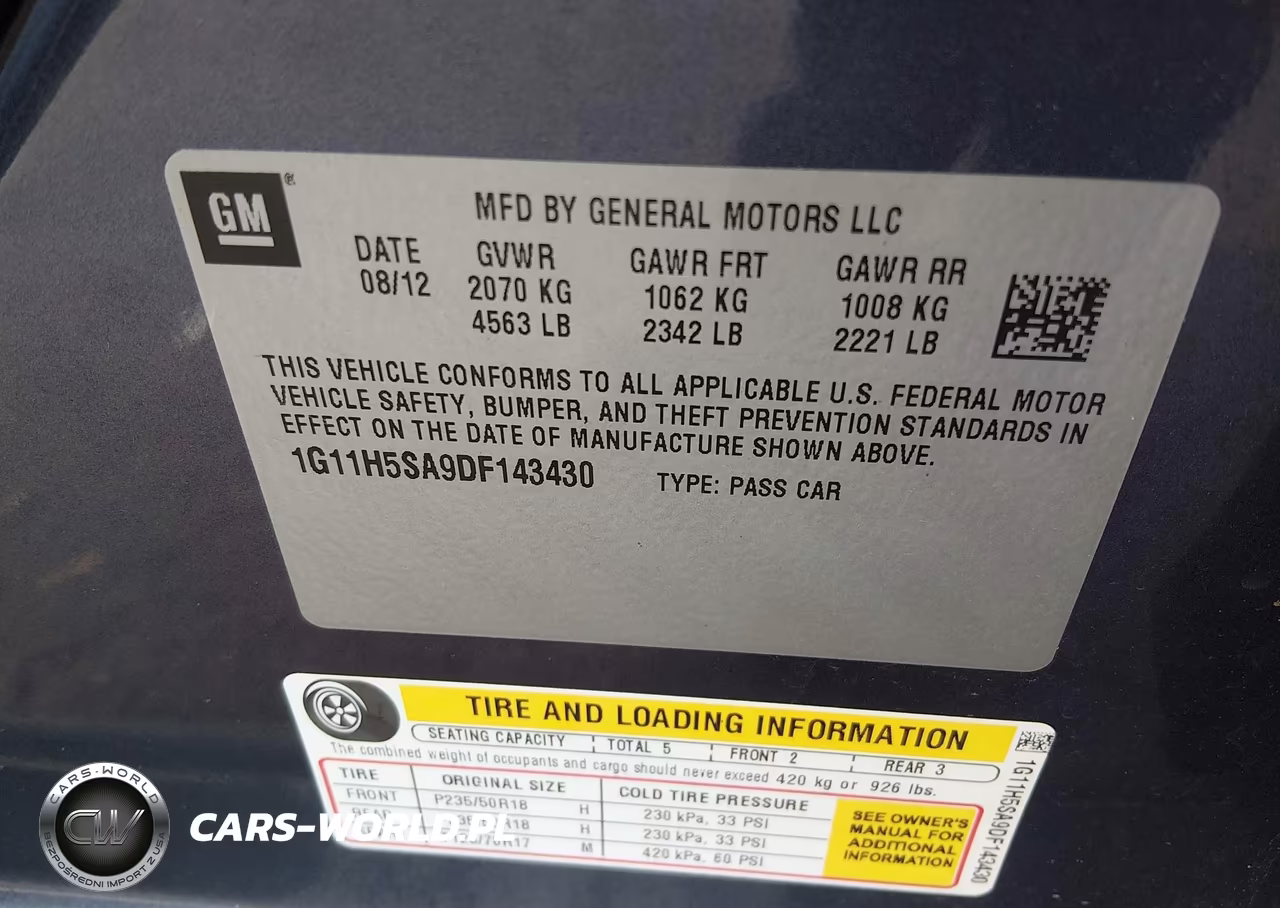2013 Chevrolet Malibu 1Lz VIN:1G11H5SA9DF143430 - 9