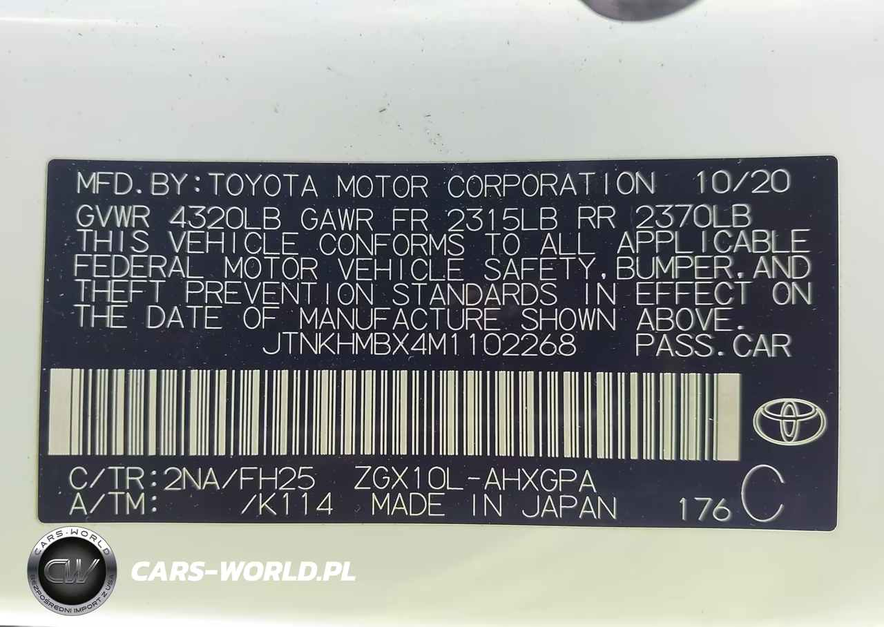 2021 Toyota C-Hr Nightshade Edition VIN:JTNKHMBX4M1102268 - 9