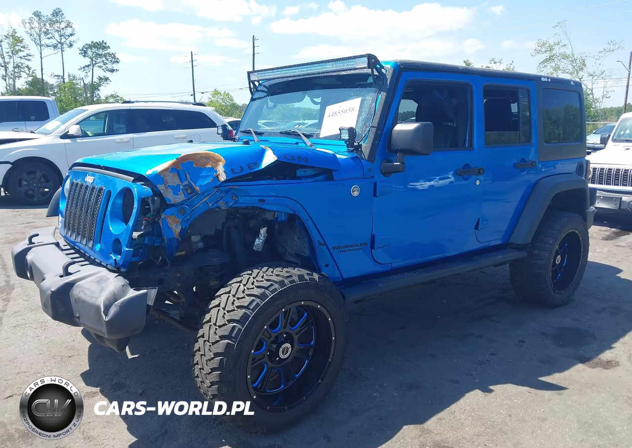 2015 Jeep Wrangler Unlimited Rubicon VIN:1C4BJWFG3FL580624 - 2